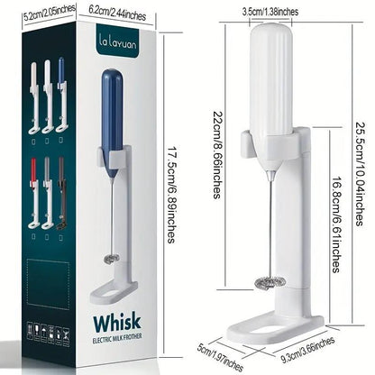 Handheld electric milk frother delivering a robust 10,000 RPM performance O3D