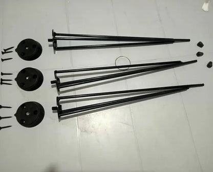 Hairpin Legs set with Screws, Rubbers, Easy installation - Our3Designs