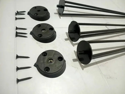 Hairpin Legs set with Screws, Rubbers, Easy installation - Our3Designs