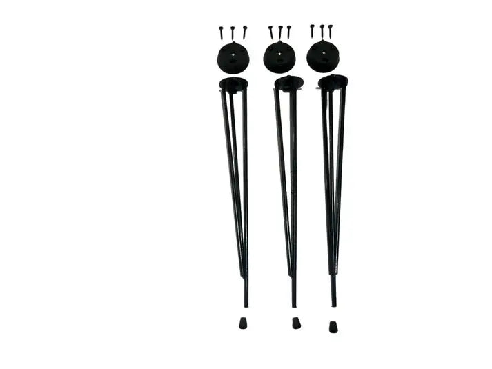 Hairpin Legs set with Screws, Rubbers, Easy installation - Our3Designs