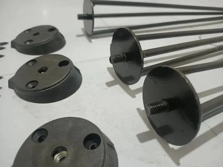 Hairpin Legs set with Screws, Rubbers, Easy installation - Our3Designs