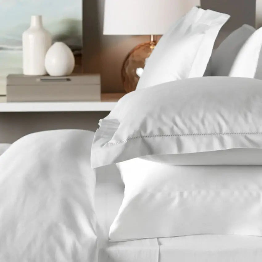 600 Thread Count Hemstitch Duvet Set Mélange Home