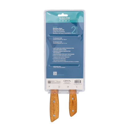 Gibson Home Santoku Knife Set (2 Pieces)