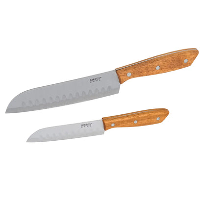 Gibson Home Santoku Knife Set (2 Pieces)