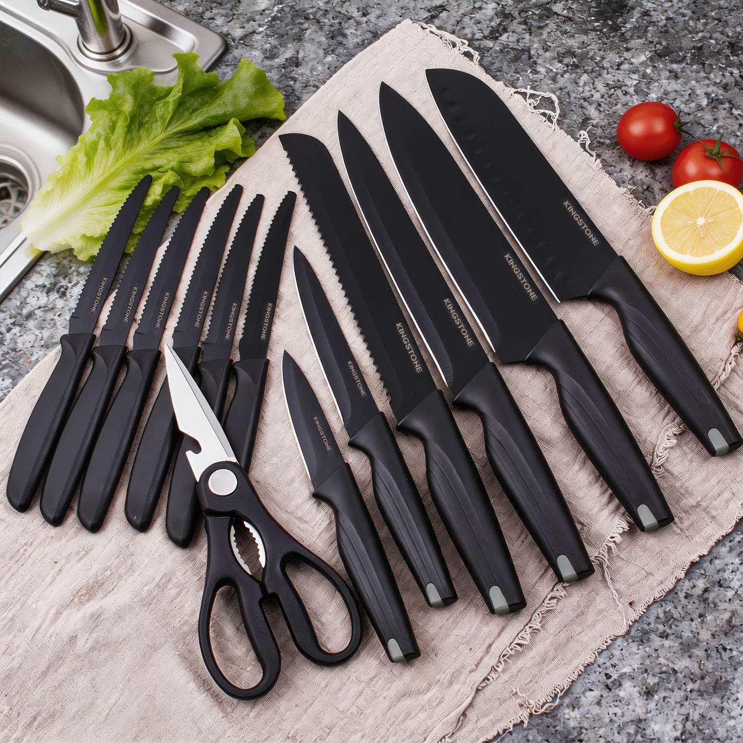 15/16pcs Outdoor Kitchen Knife Set