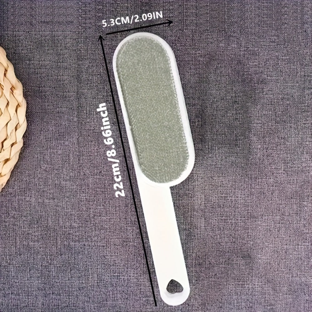Double-sided Electrostatic Adhesive Brush, Reusable Pet Hair Cleaner