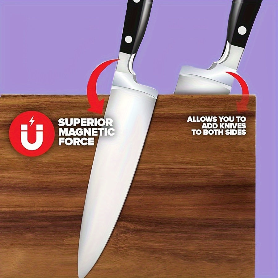Double Side Magnetic Knife Block temu