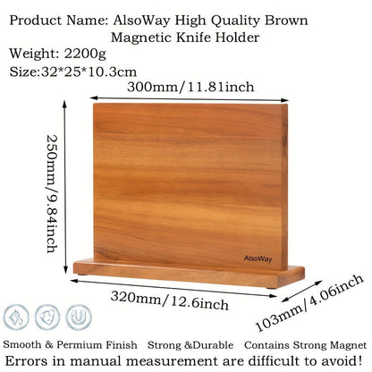 Double Side Magnetic Knife Block temu