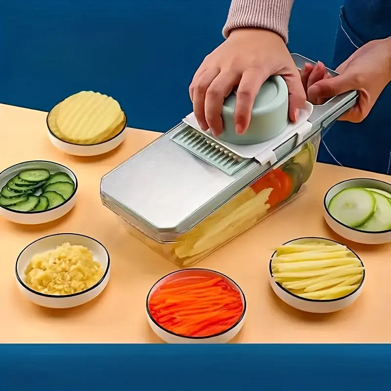 7pcs Multifunctional Vegetable Slicer Mandoline