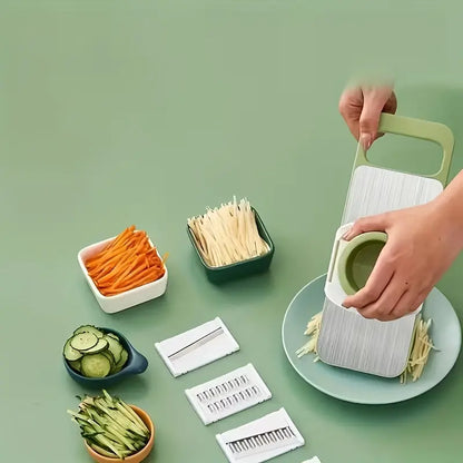 7pcs Multifunctional Vegetable Slicer Mandoline