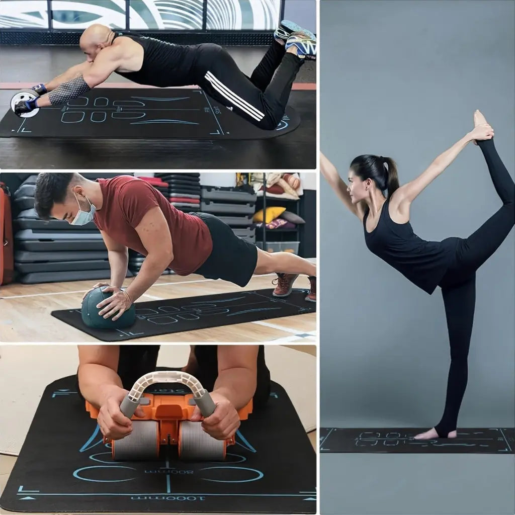 Abdominal Roller Fitness Mat and Knee Pad F AAA MALL