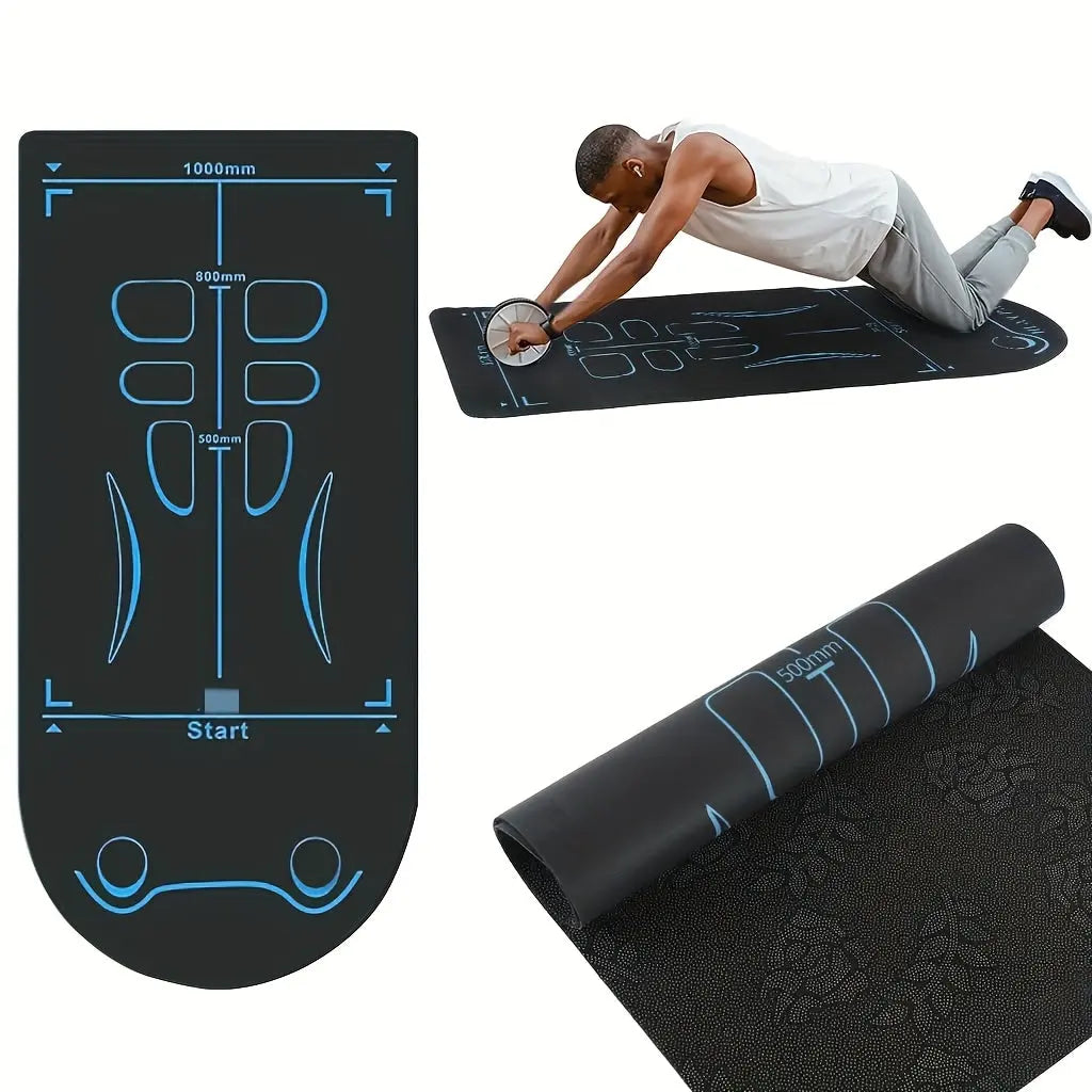 Abdominal Roller Fitness Mat and Knee Pad F AAA MALL