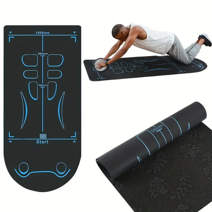 Abdominal Roller Fitness Mat and Knee Pad F AAA MALL
