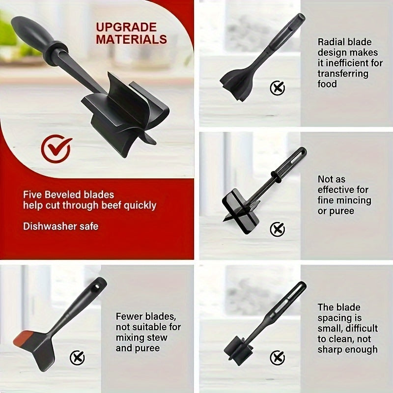 1pc Meat Chopper, Meat Shredder