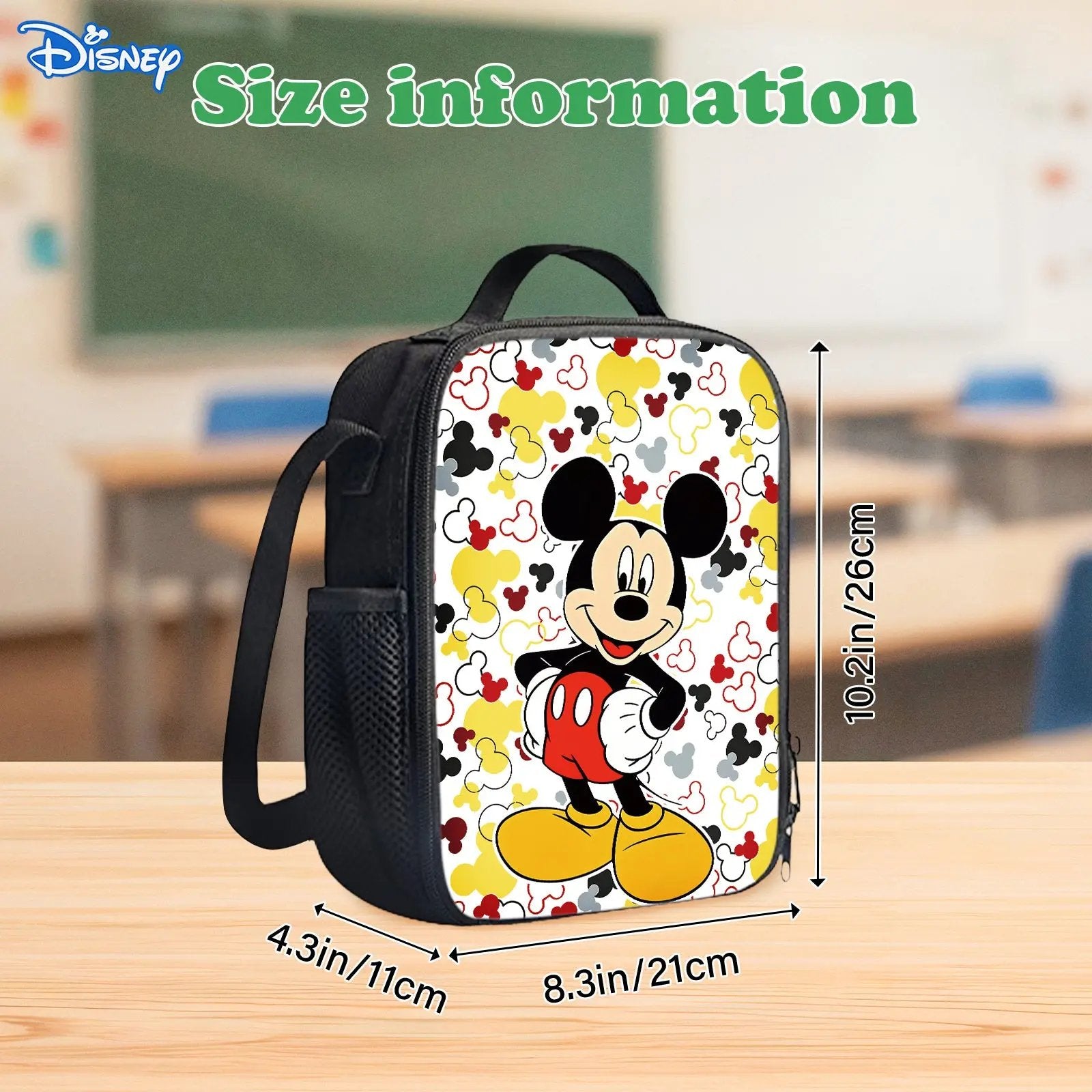 Disney Mickey Mouse printed lunch bag O3D