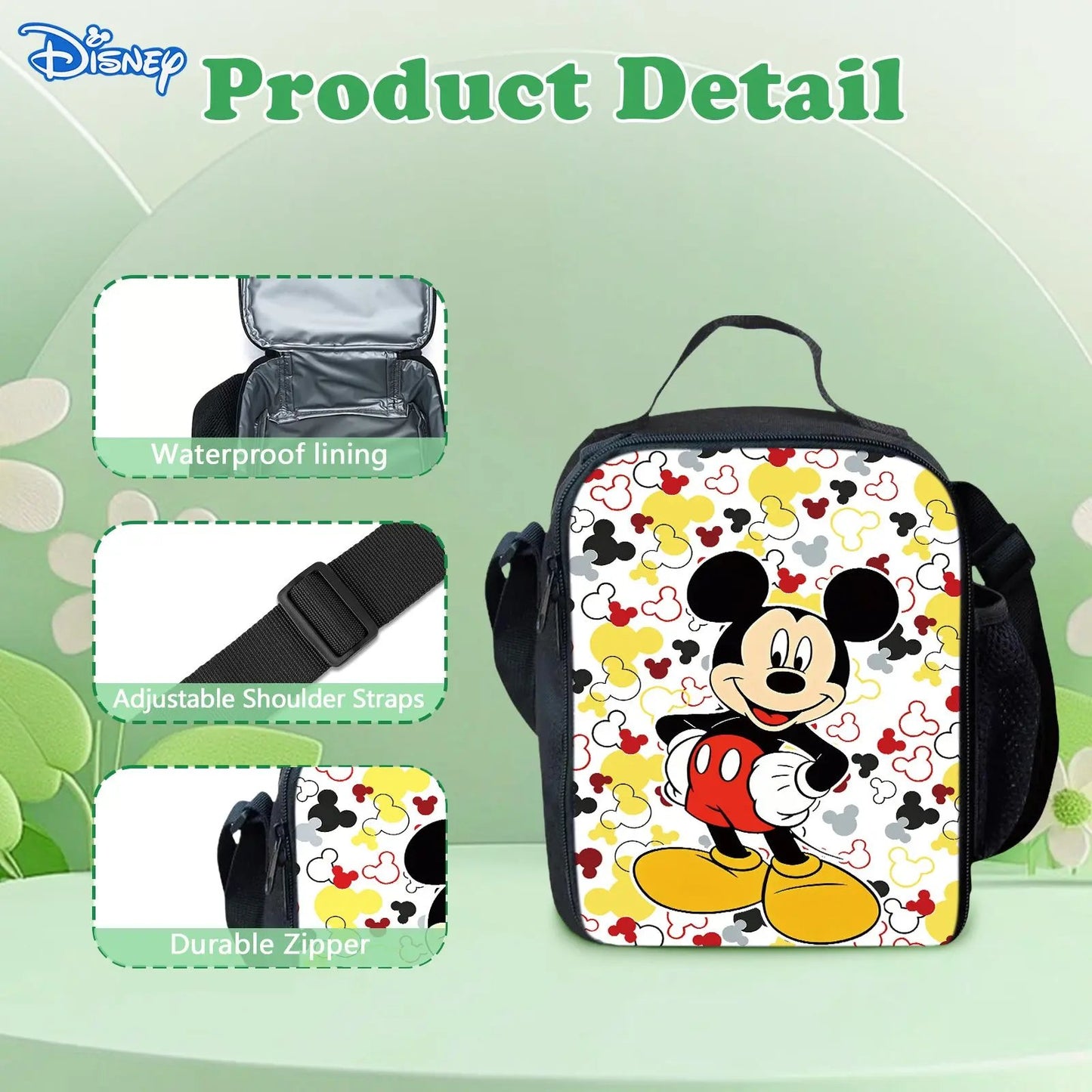 Disney Mickey Mouse printed lunch bag O3D