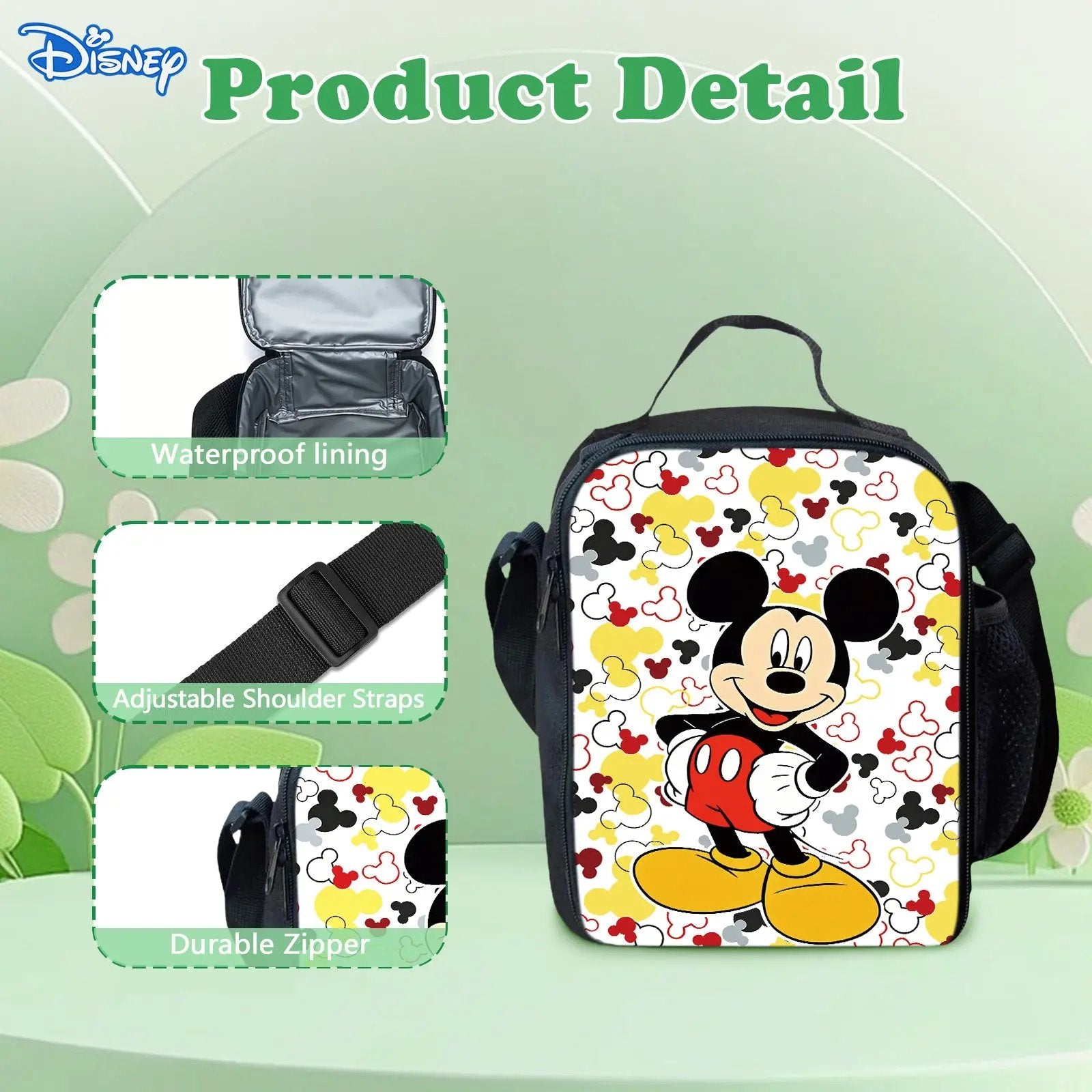 Disney Mickey Mouse printed lunch bag O3D