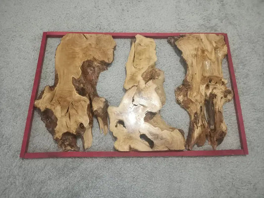 Olive Slab Set for Vertical River Table 24-32-48 - Our3Designs