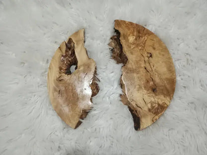 Round Olive 16" Slabs - Our3Designs