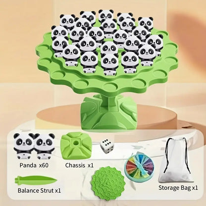 Panda Balance Tree Puzzle - Coordination Game with Dice &amp; Panda Figures kykake