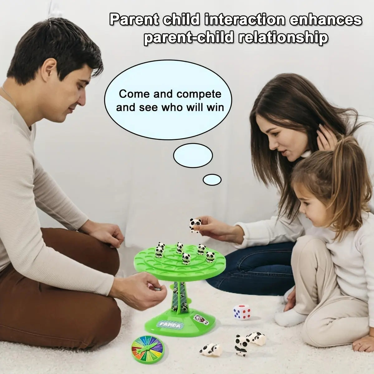 Panda Balance Tree Puzzle - Coordination Game with Dice &amp; Panda Figures kykake