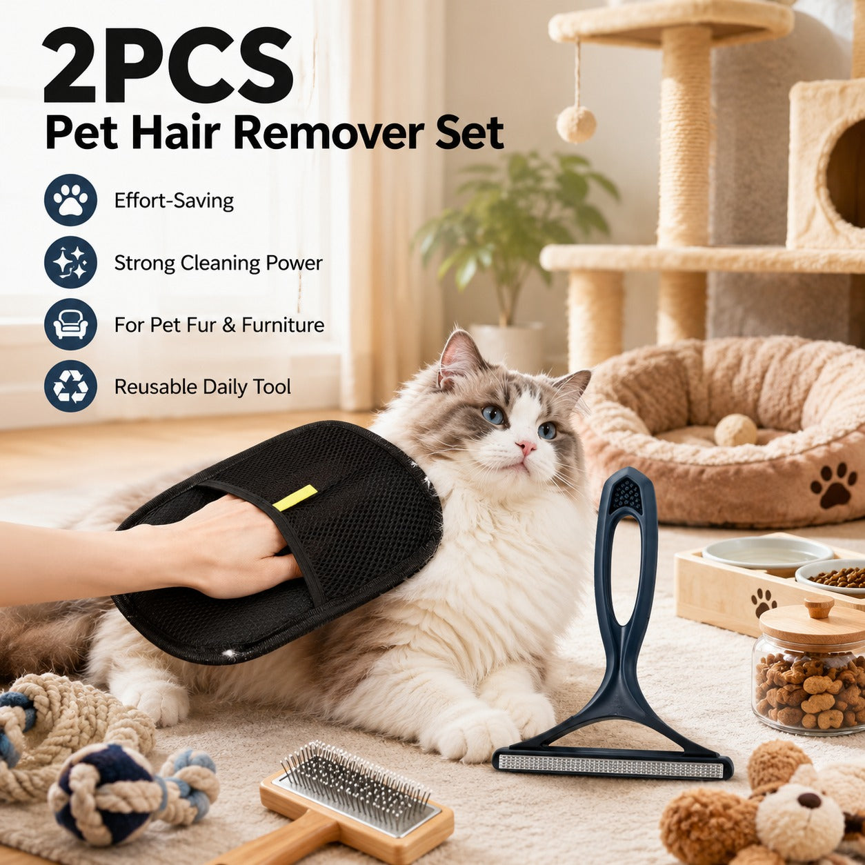Pet Hair Removal Glove