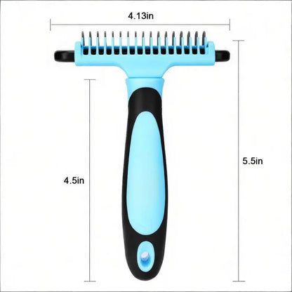 Pet grooming brush