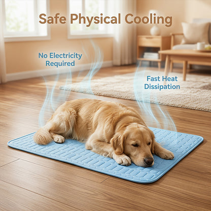 Cooling Pet Bed, Breathable Sweat Absorbing Dog or Cat Bed