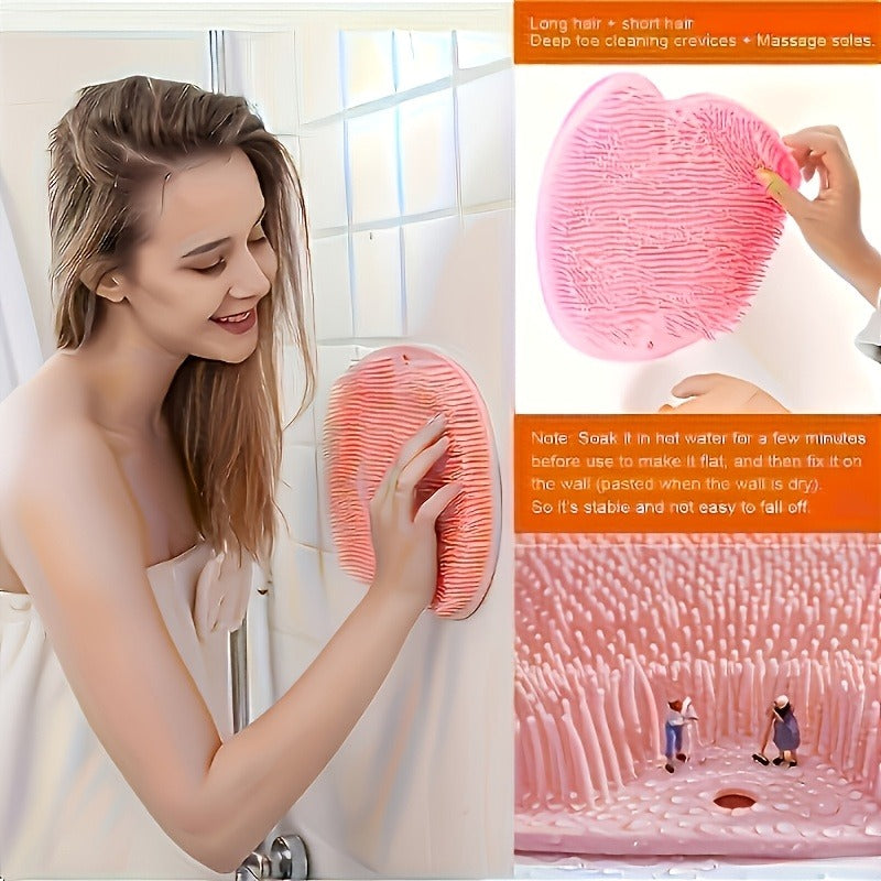 Bathtub / Shower Massage Brush, Foot and Back Scrubber