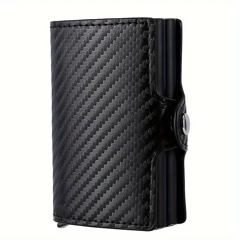 Automatic Pop-Up Credit Carbon Fiber Wallet