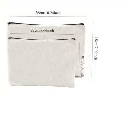 1pc Gentleman Theme Double-Sided Printed Toiletry Bag