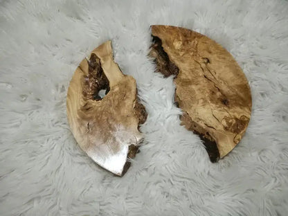 Round Olive 16" Slabs - Our3Designs