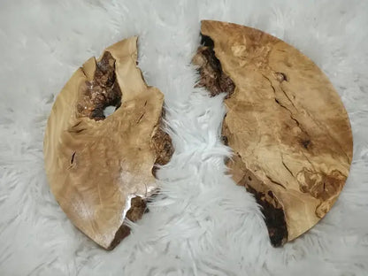 Round Olive 16" Slabs - Our3Designs