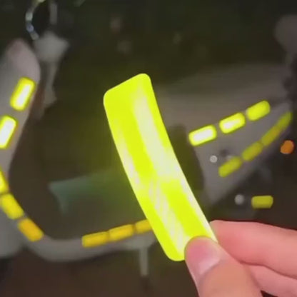 23 Sheets High Visibility Reflective Safety Stickers