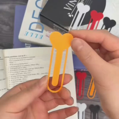 Heart-Shaped Bookmark
