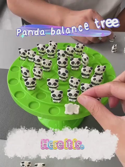 Panda Balance Tree Puzzle - Coordination Game with Dice &amp; Panda Figures