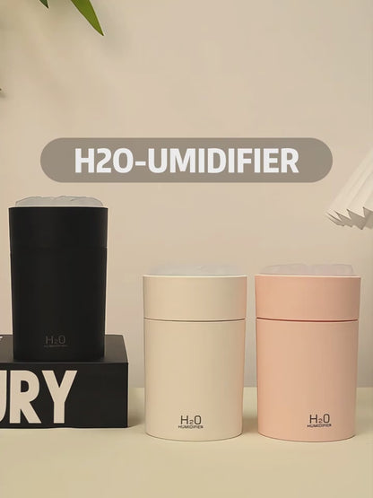 USB Humidifier and Aromatherapy Diffuser with Color-Changing Lamp