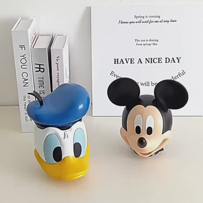 Donald or Mickey Head Bank Ornaments