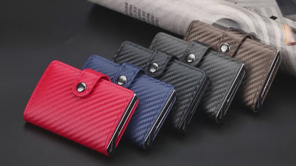 1pc Minimalist Wallet, Multi-Functional Anti-RFID Blocking