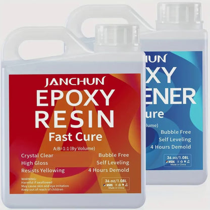 JANCHUN 32oz Premium Clear Epoxy Resin
