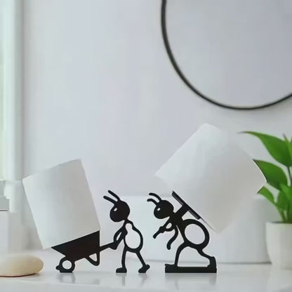 Ant shaped toilet paper holder - 2 pieces
