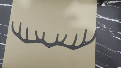 Antler Hook Rack for Coats, Keys, Bags