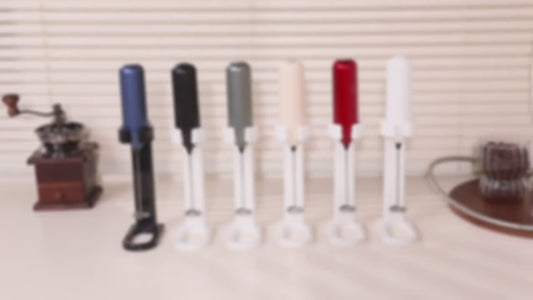 Handheld electric milk frother delivering a robust 10,000 RPM performance