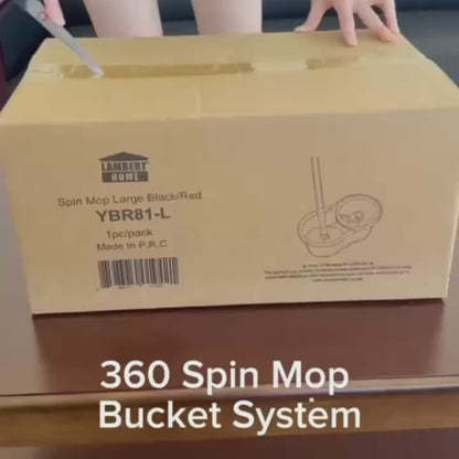 360° Spin Mop And Bucket Set with Wringer