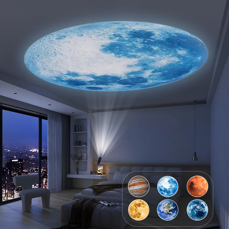 captivating planet and moon projection lights that bring the night sky indoors O3D