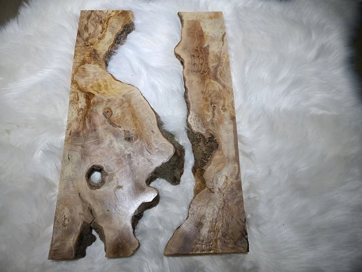 Olive Wood Slab for DIY Epoxy River Table 24"
