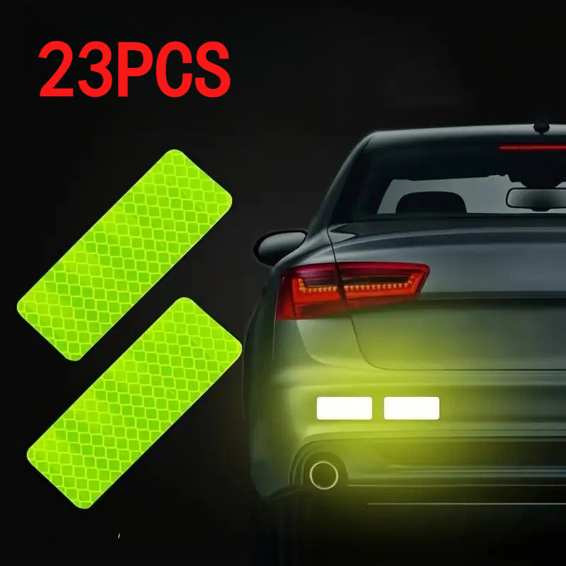 23 Sheets High Visibility Reflective Safety Stickers