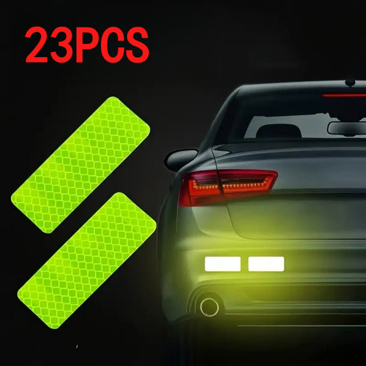 23 Sheets High Visibility Reflective Safety Stickers