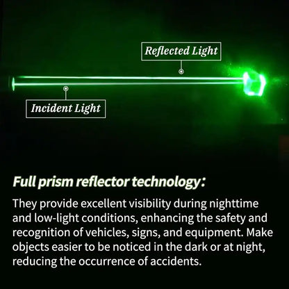 23 Sheets High Visibility Reflective Safety Stickers