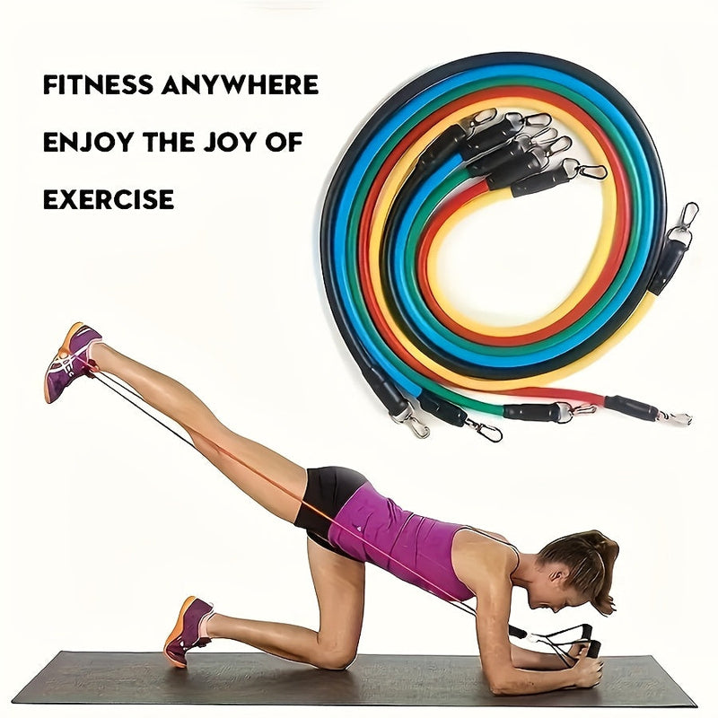 11 pcs Resistance Band Set Our3Designs